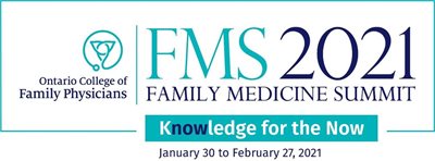 Ontario College of Family Physicians Family Medicine Summit 2021 banner
