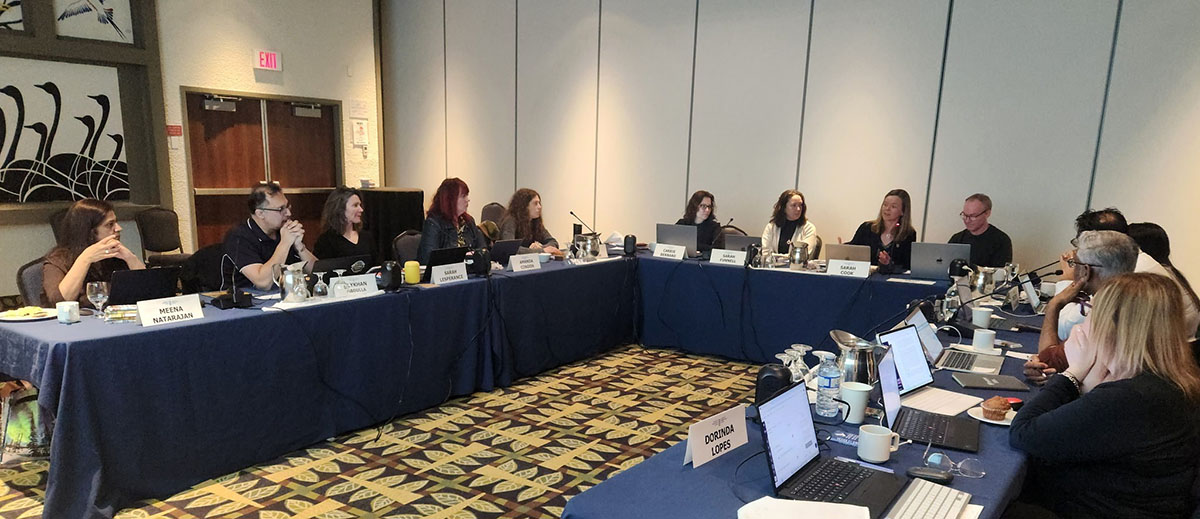 The CFPC’s Board of Directors, CEO Dr. Mike Allan, and Deputy CEO Dr. Leonora Lalla, Yellowknife, Northwest Territories