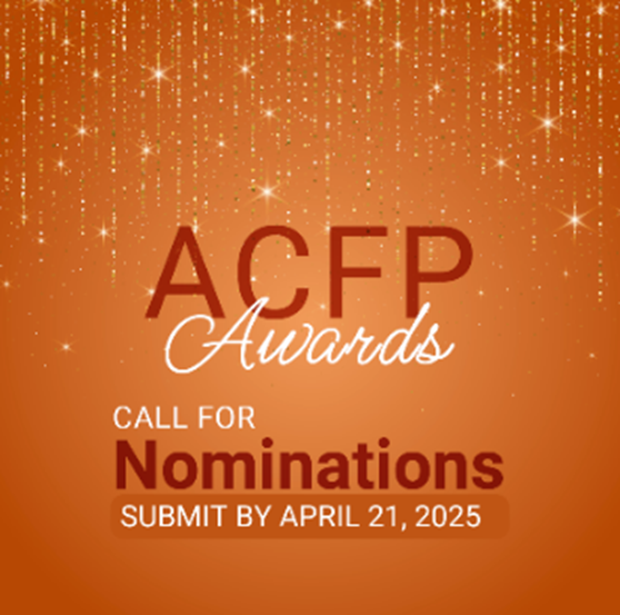 ACFP - Awards Deadline extension for 2025