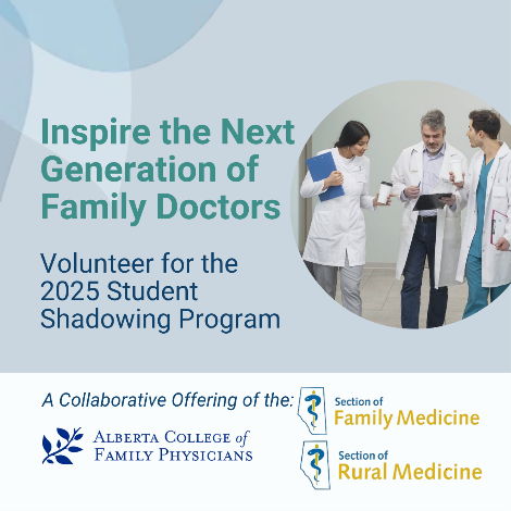 More Alberta family physician volunteers needed for the 2025 Student Shadowing Program