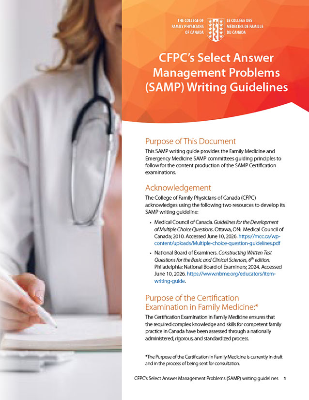 SAMP Writing Guidelines