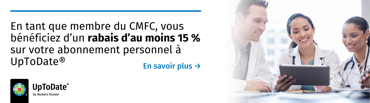CFPC members save 15% or more on personal UptoDate subscriptions
