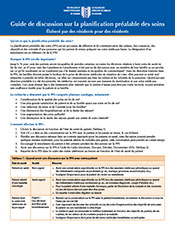 Advance Care Planning Discussion document cover page
