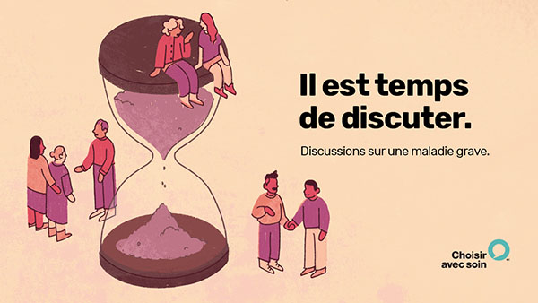 Il est temps de discuter. Discussions sur une maladie grave.