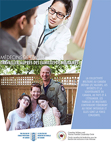 The family physicians working with military families awareness Document cover