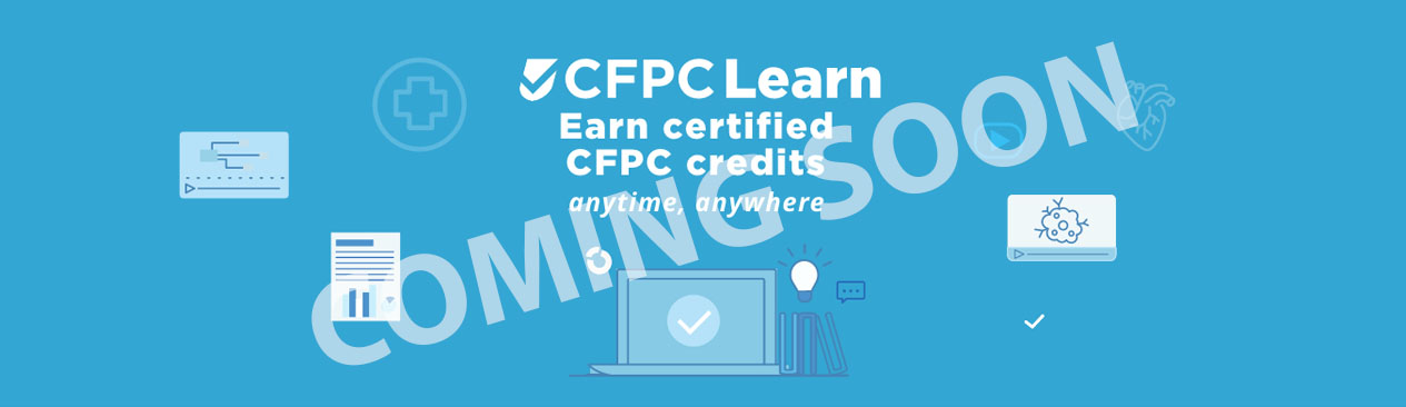 CFPC Learn banner image graphic illustration