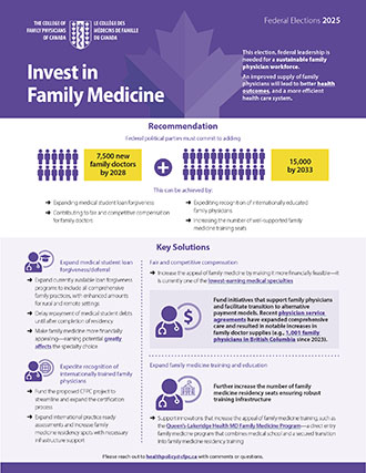 Invest in Family Medicine