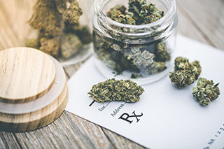photo of medical marijuana buds.
