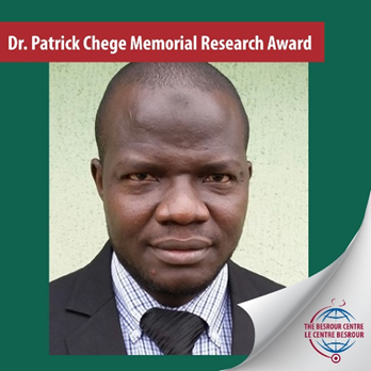 Dr. Patrick Chege Memorial Research Award