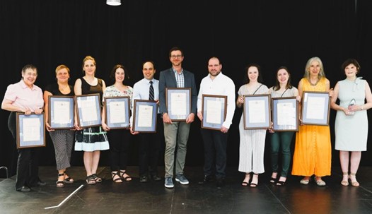 Image of Award Receipients - QCFP Chapter