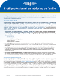 Family Medicine Professional Profile cover