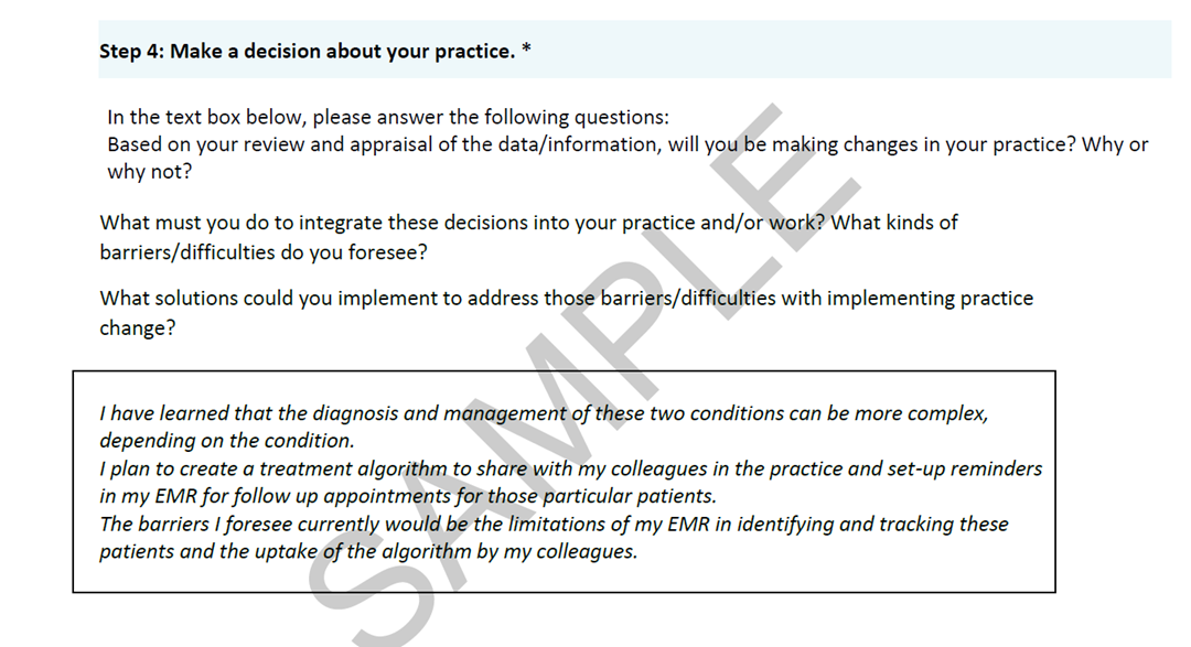 Step 4: Make a decision about your practice