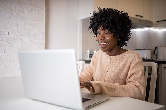 Working from home - stock photo Young entrepreneur is working from home