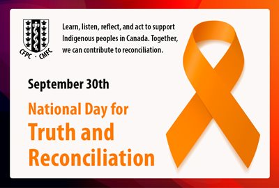 Orange ribbon banner